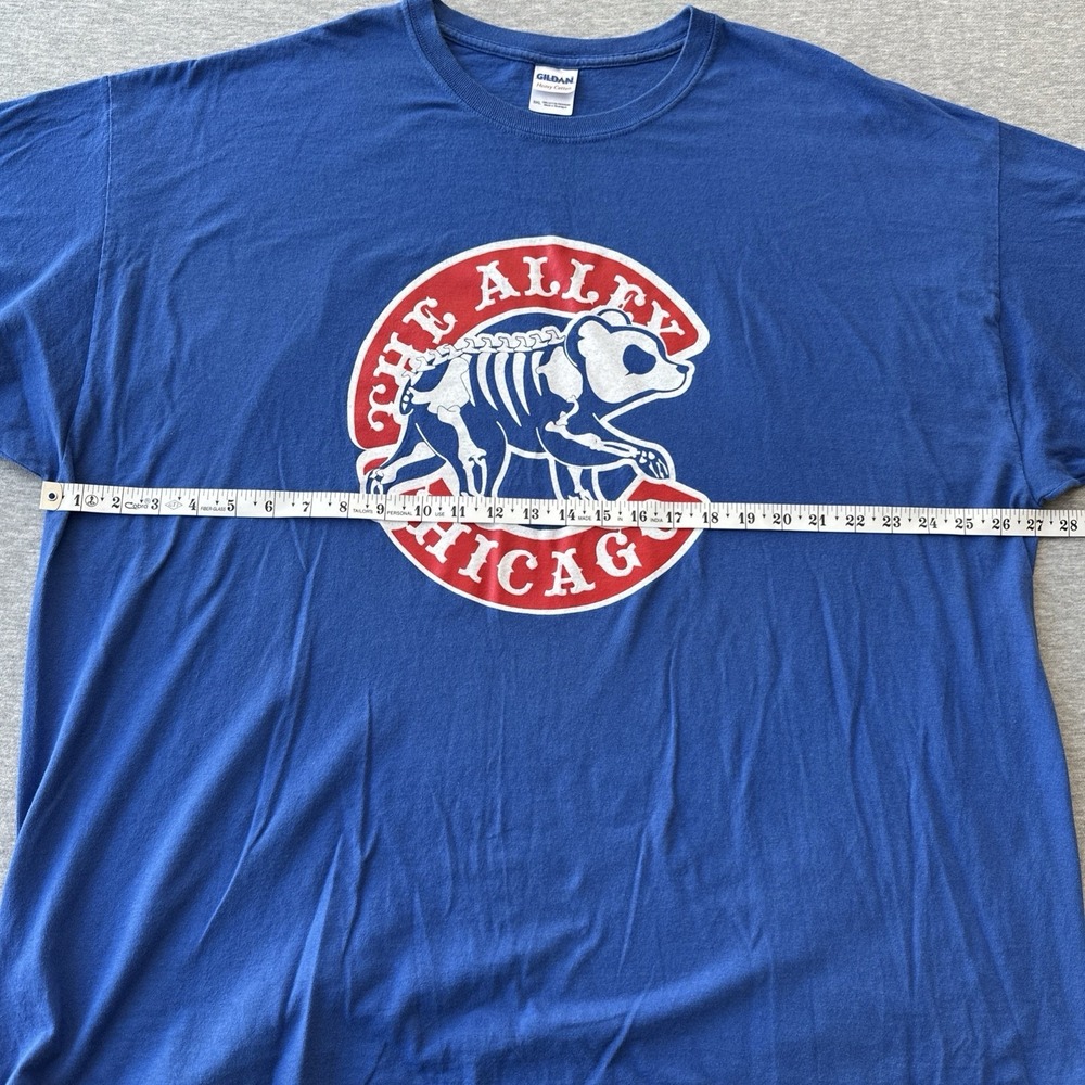 The Alley Chicago T Shirt Size 3XL Golden Heavy Cotton - Picture 6 of 10